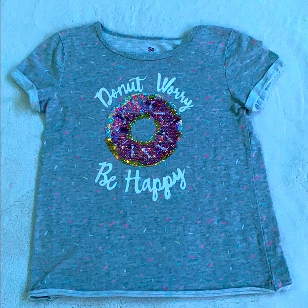 Grey donut T-shirt